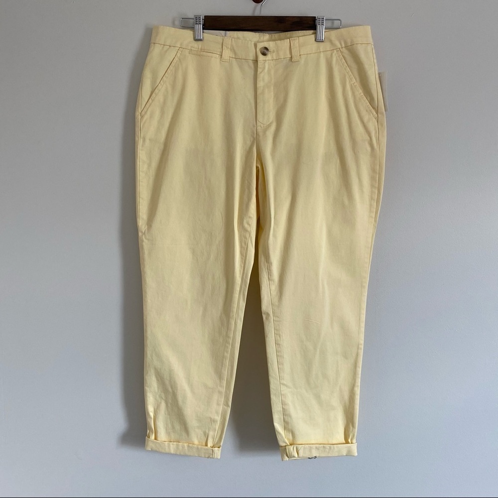 Maison Jules Essential Pant Light Yellow